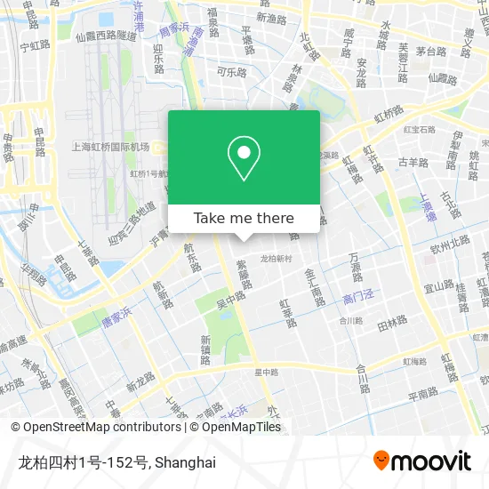 龙柏四村1号-152号 map