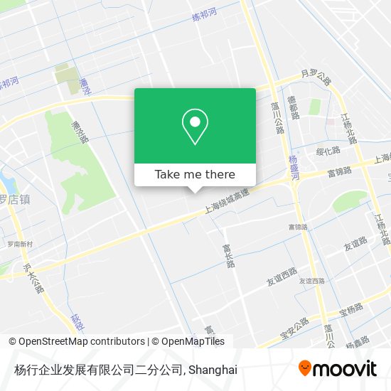 杨行企业发展有限公司二分公司 map