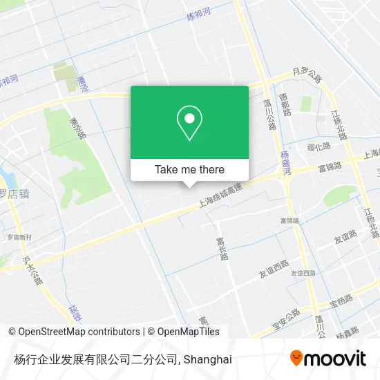 杨行企业发展有限公司二分公司 map