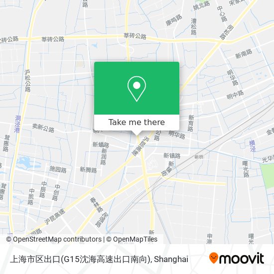 上海市区出口(G15沈海高速出口南向) map