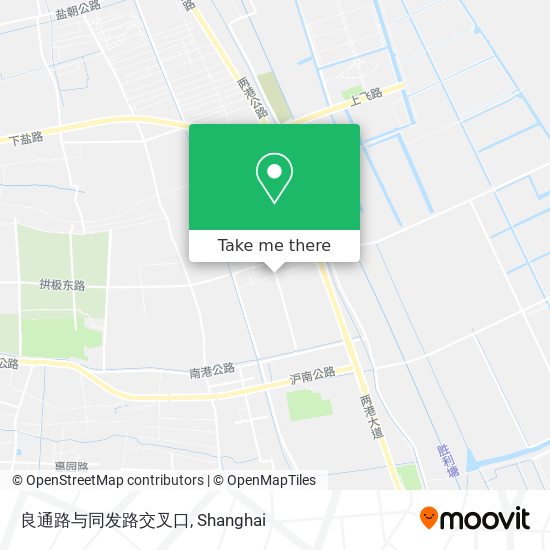 良通路与同发路交叉口 map