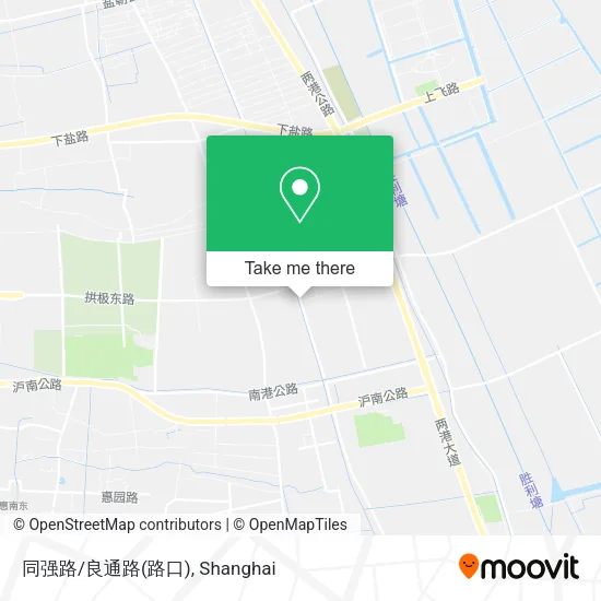同强路/良通路(路口) map