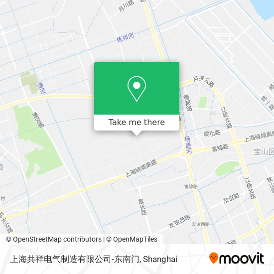 上海共祥电气制造有限公司-东南门 map