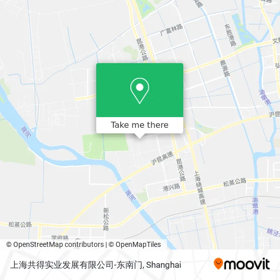 上海共得实业发展有限公司-东南门 map