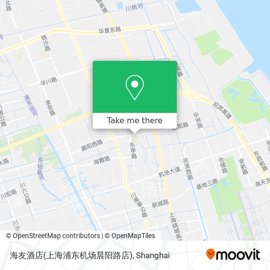 海友酒店(上海浦东机场晨阳路店) map