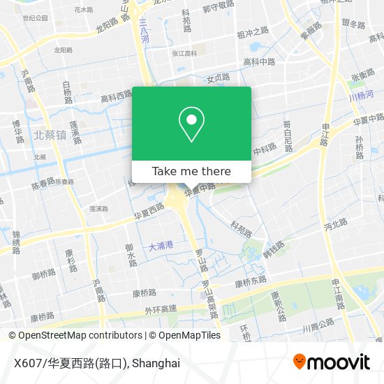 X607/华夏西路(路口) map