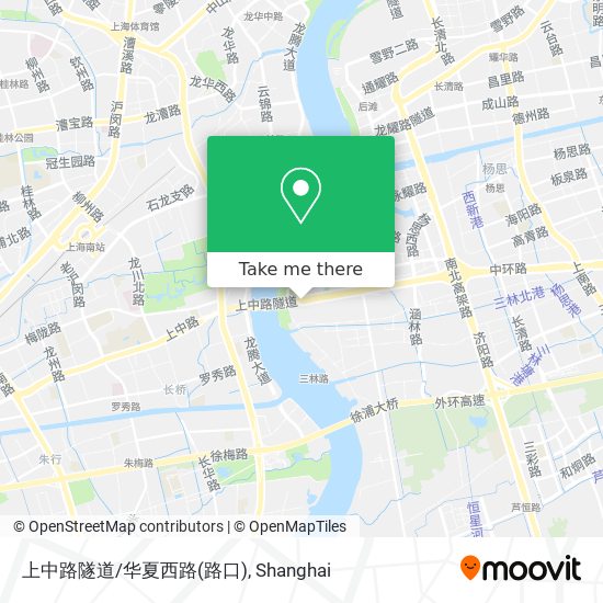上中路隧道/华夏西路(路口) map