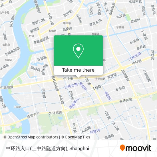 中环路入口(上中路隧道方向) map