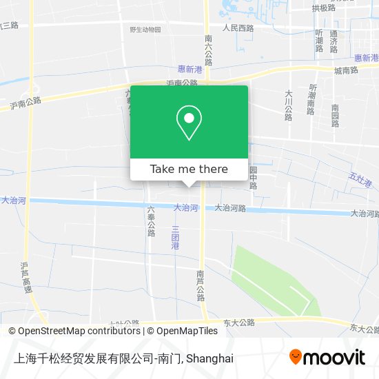 上海千松经贸发展有限公司-南门 map