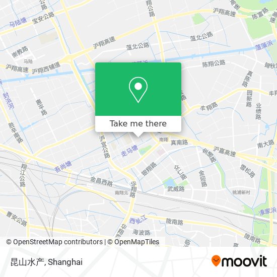 昆山水产 map