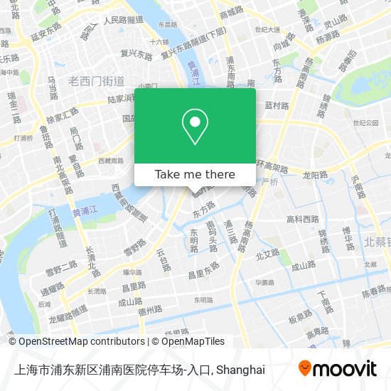 上海市浦东新区浦南医院停车场-入口 map