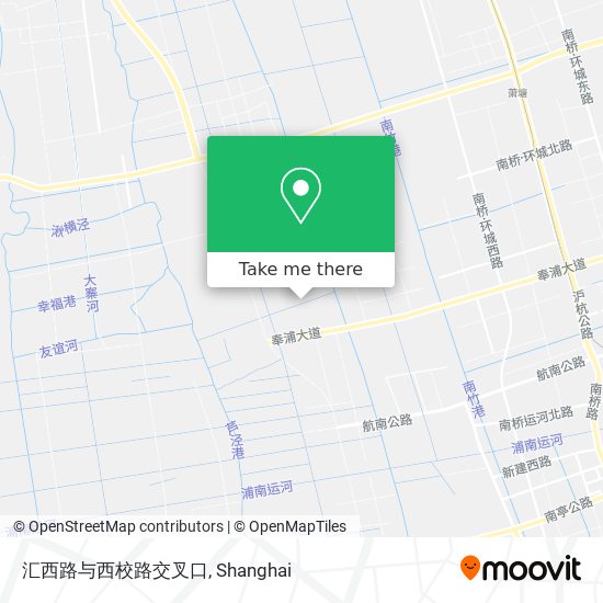 汇西路与西校路交叉口 map