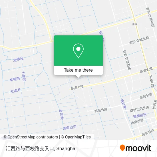 汇西路与西校路交叉口 map