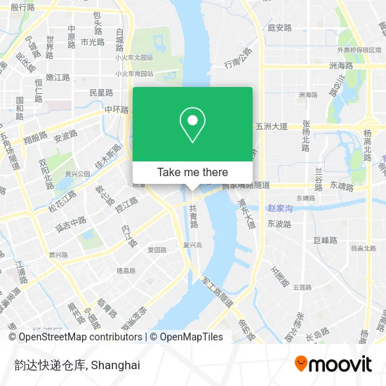 韵达快递仓库 map