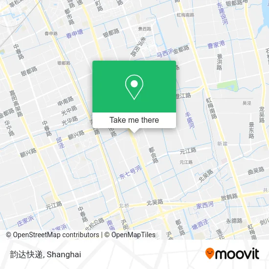 韵达快递 map
