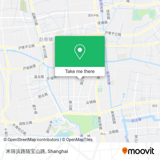 米筛浜路陆宝山路 map
