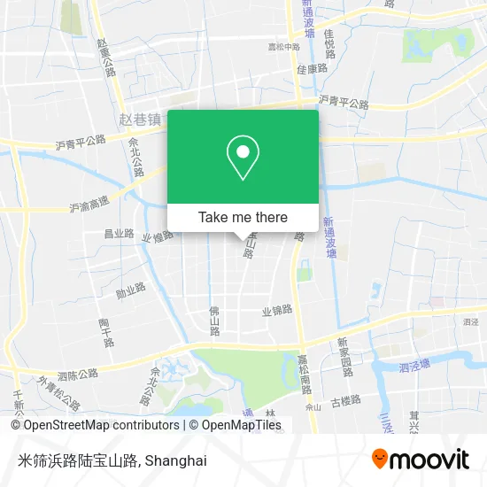 米筛浜路陆宝山路 map