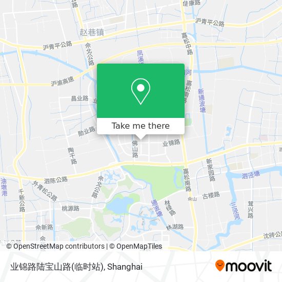 业锦路陆宝山路(临时站) map