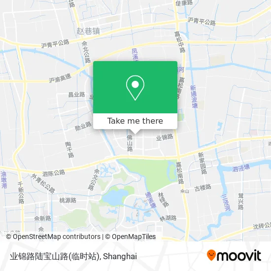 业锦路陆宝山路(临时站) map