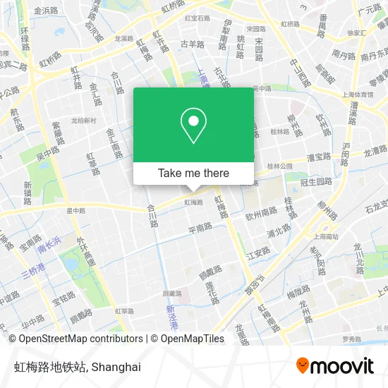 虹梅路地铁站 map