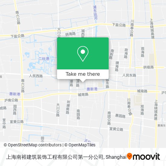 上海南裕建筑装饰工程有限公司第一分公司 map