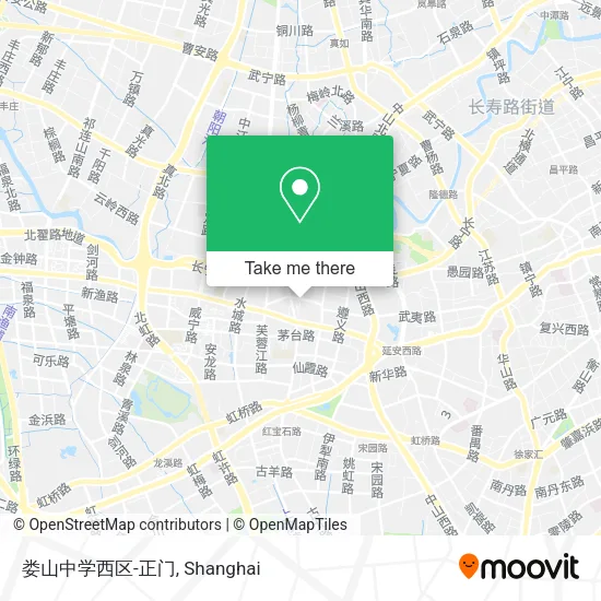 娄山中学西区-正门 map