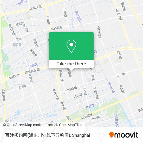 百姓领购网(浦东川沙线下导购店) map