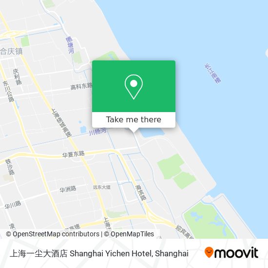 上海一尘大酒店 Shanghai Yichen Hotel map