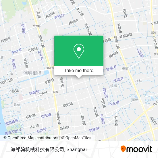 上海祁翰机械科技有限公司 map