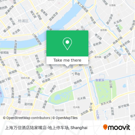 上海万信酒店陆家嘴店-地上停车场 map