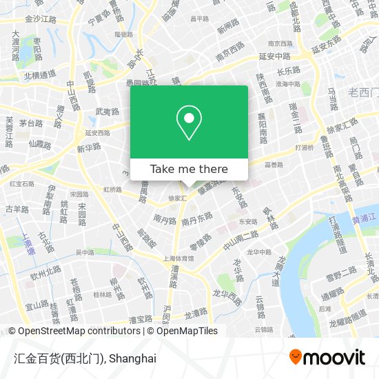 汇金百货(西北门) map