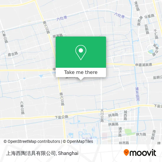 上海西陶洁具有限公司 map