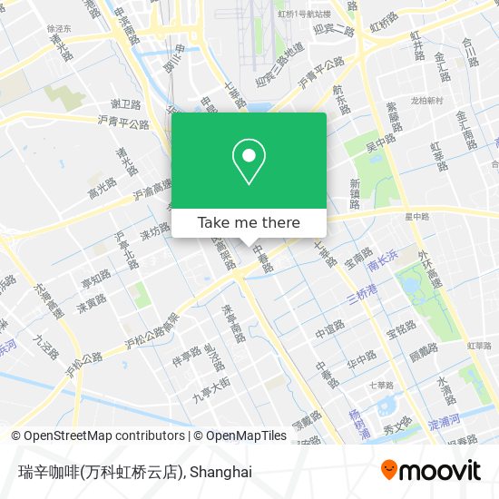 瑞辛咖啡(万科虹桥云店) map