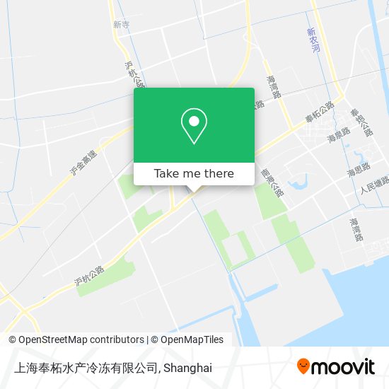 上海奉柘水产冷冻有限公司 map