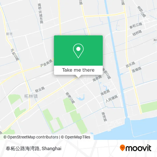 奉柘公路海湾路 map