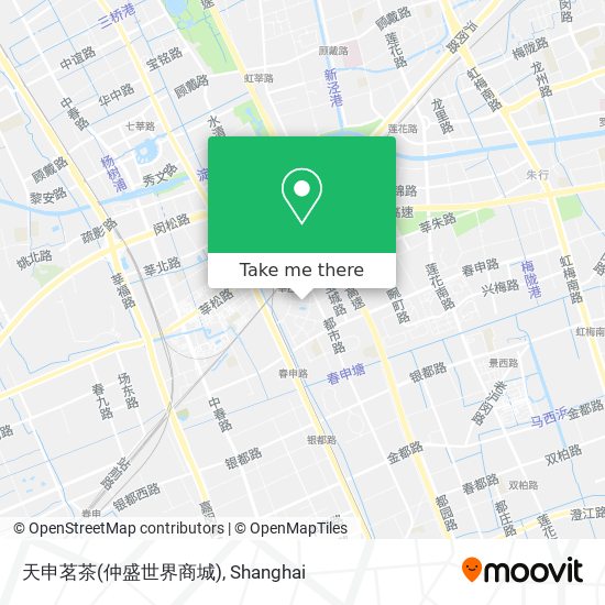 天申茗茶(仲盛世界商城) map