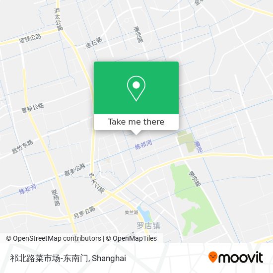 祁北路菜市场-东南门 map