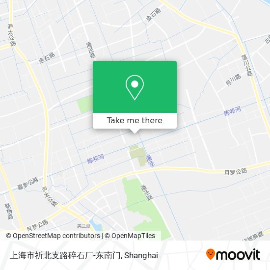 上海市祈北支路碎石厂-东南门 map