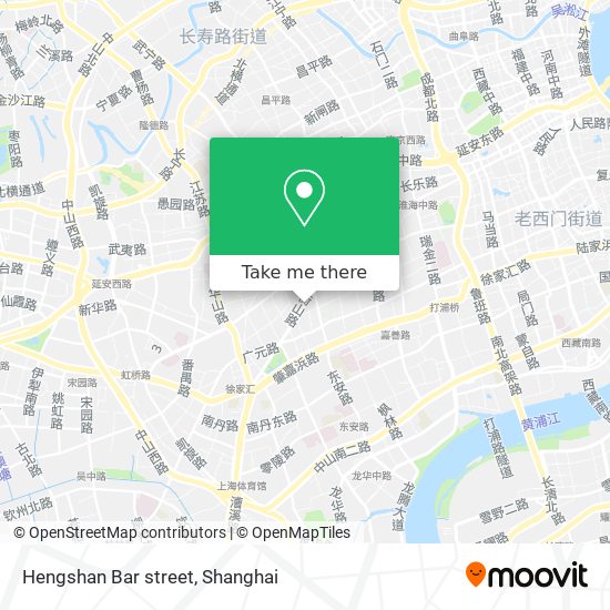 Hengshan Bar street map