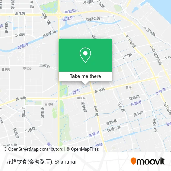 花祥饮食(金海路店) map