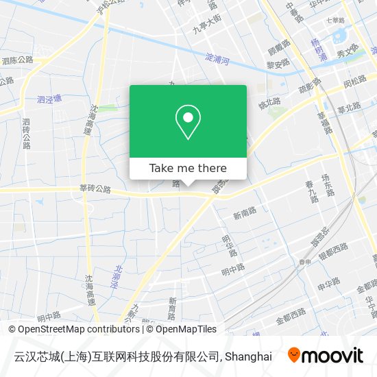 云汉芯城(上海)互联网科技股份有限公司 map