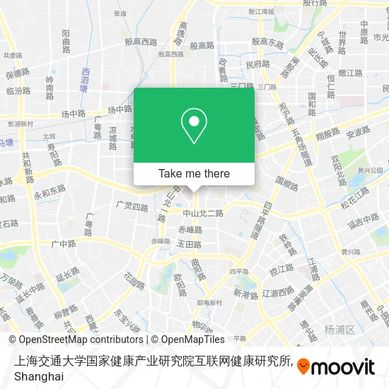 上海交通大学国家健康产业研究院互联网健康研究所 map