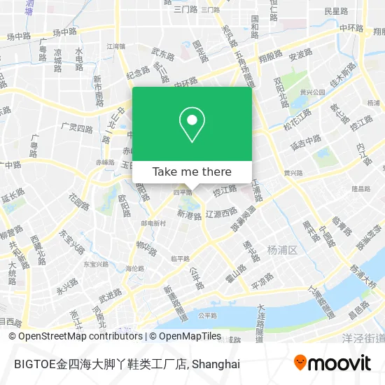 BIGTOE金四海大脚丫鞋类工厂店 map