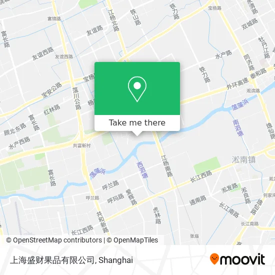 上海盛财果品有限公司 map