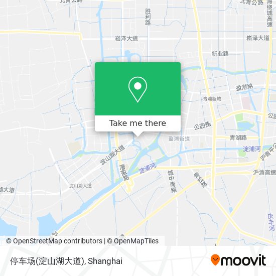 停车场(淀山湖大道) map