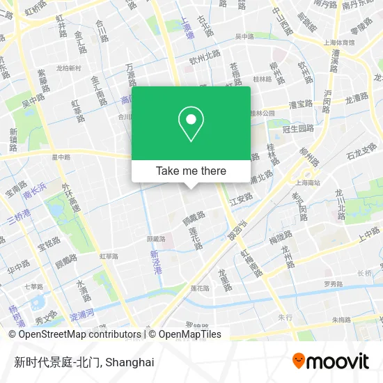 新时代景庭-北门 map