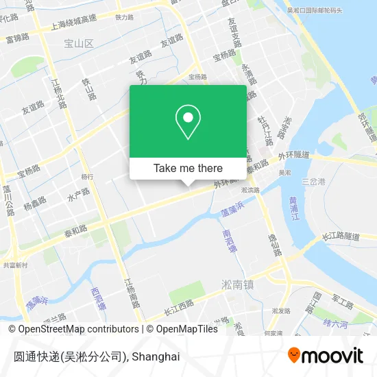 圆通快递(吴淞分公司) map