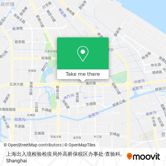 上海出入境检验检疫局外高桥保税区办事处-查验科 map