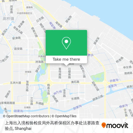 上海出入境检验检疫局外高桥保税区办事处法赛路查验点 map