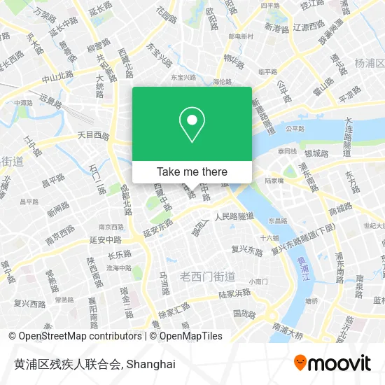 黄浦区残疾人联合会 map